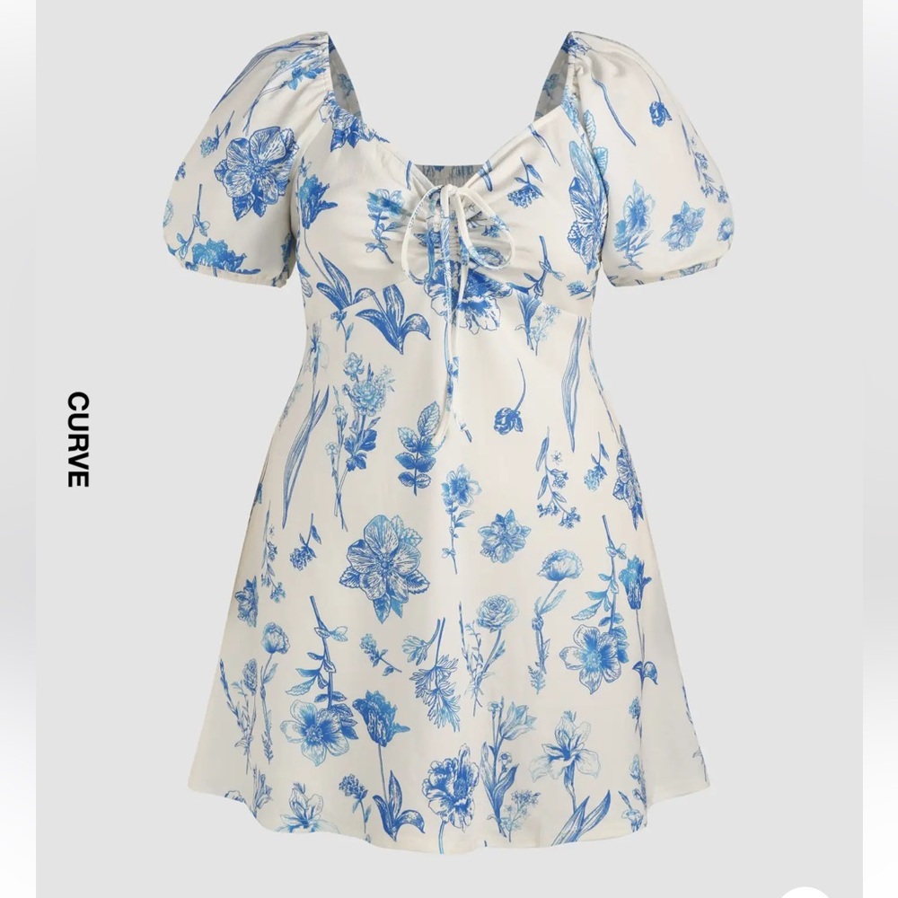 Cider Curve Floral Sundress